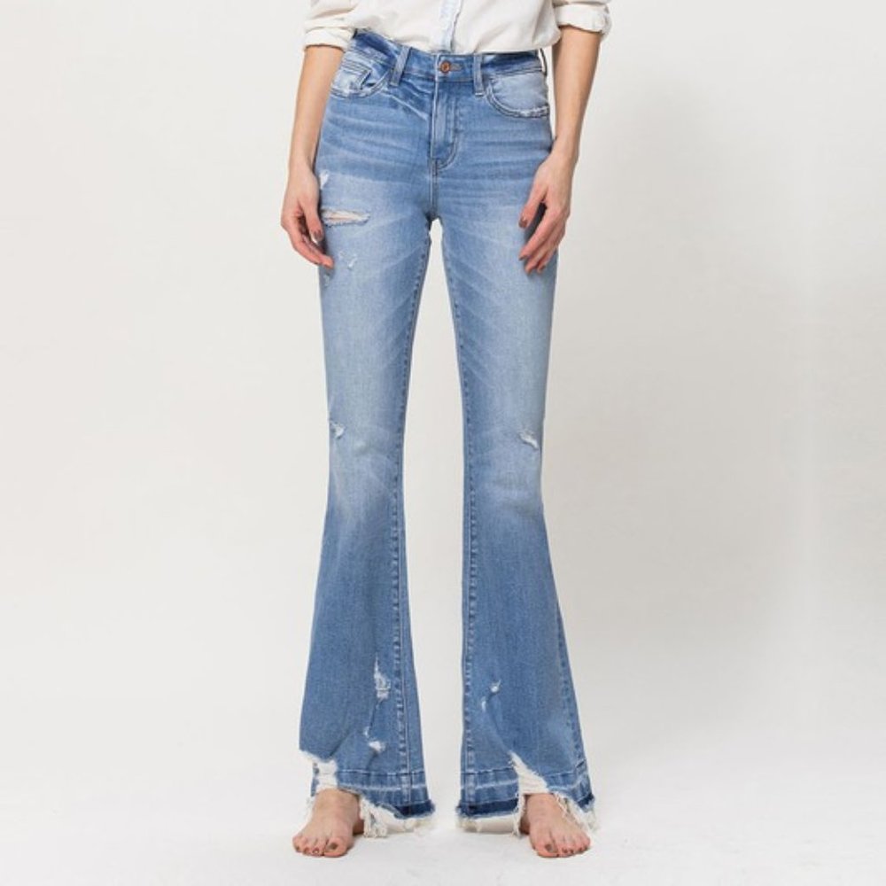 *NEW* Vervet by Flying Monkey High-Rise Flare Jeans - Picture 3 of 10